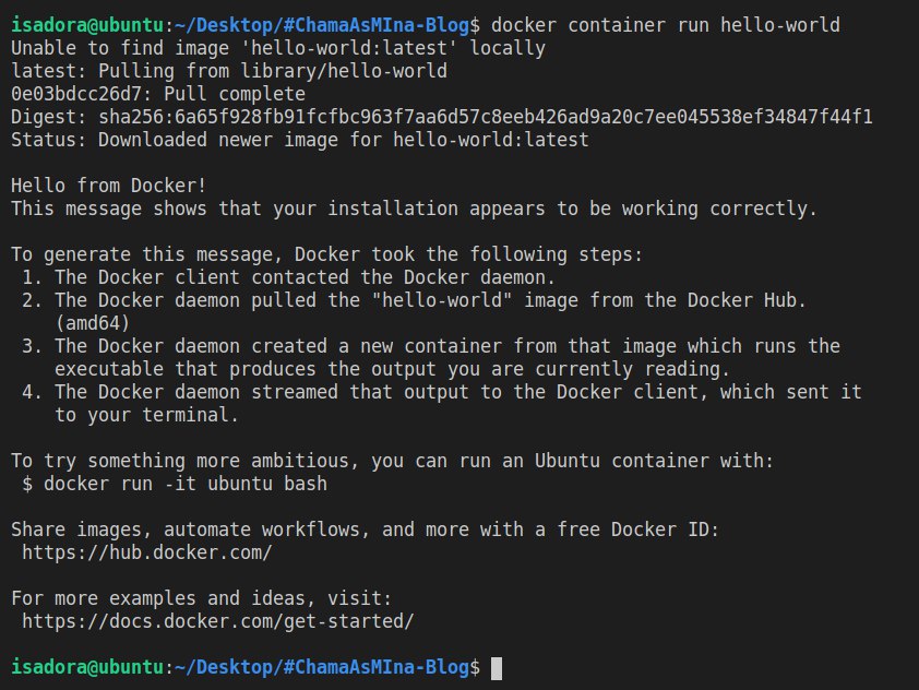 docker container run